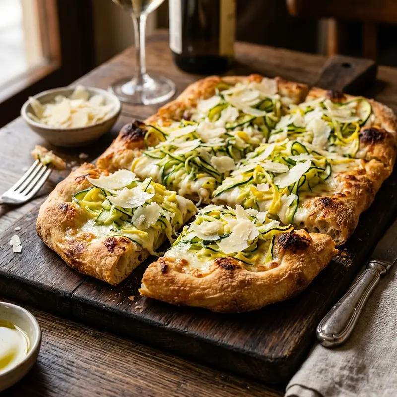 Pizza Zucchine e Grana