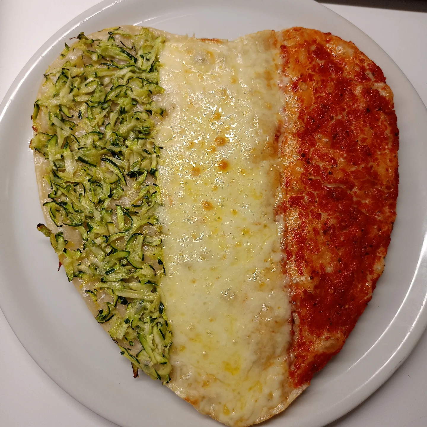Pizza a forma di cuore